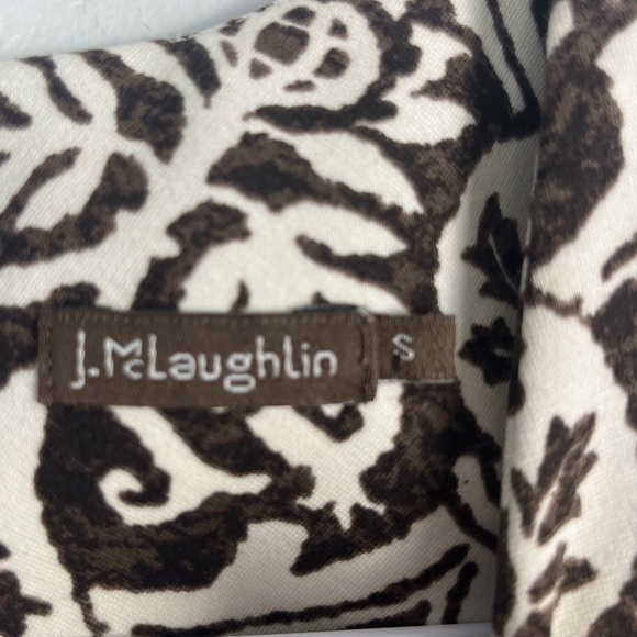 J.McLaughlin Devon Bainbridge pomegranate sleeveless dress size small - Picture 3 of 6